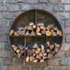 Holzaufbewahrung “Logg” - Rund -Pflanzensamen Rabatt forno holzaufbewahrung logg rund 1681672 de