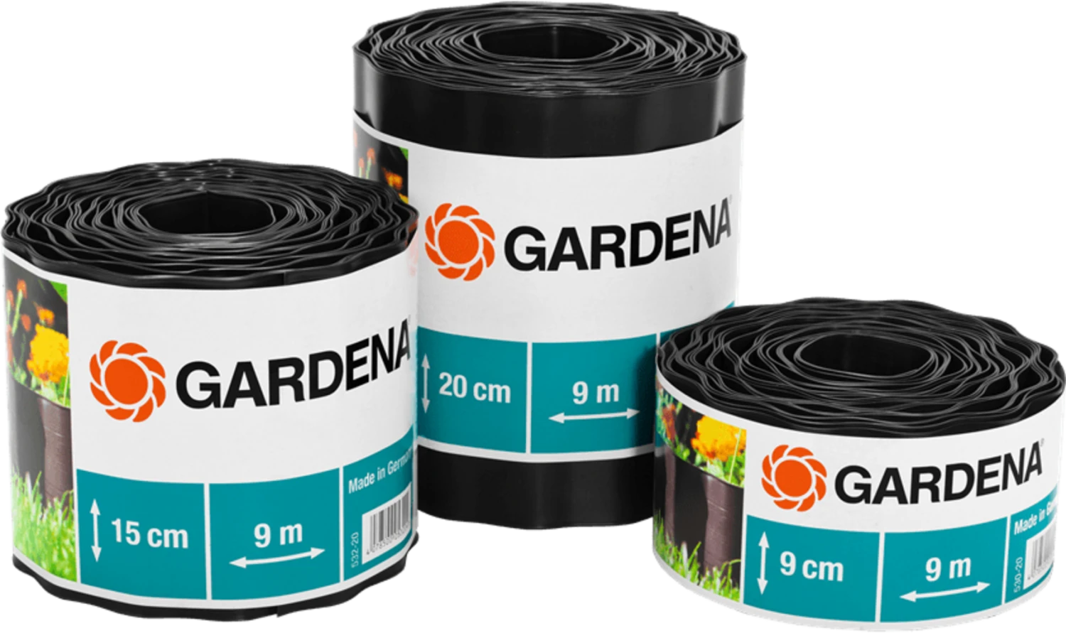 Gardena Beeteinfassung Braun, H 15cm/L 9m 3 Gardena Beeteinfassung Braun, H 15cm/L 9m