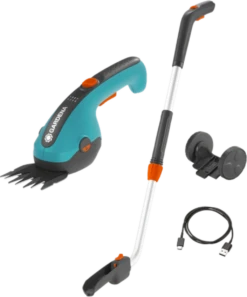 Gardena Set Akku-Grasschere ClassicCut Li + Stiel + Räder -Pflanzensamen Rabatt gardena set akku grasschere classiccut li stiel raeder 1680251 de