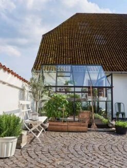 Halls Gewächshaus "Qube+" Schwarz, 6,6 M² (88) -Pflanzensamen Rabatt halls gewaechshaus qube schwarz 66 m2 88 1681720 de