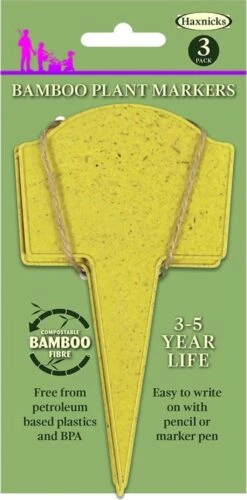 Bambus-Pflanzschilder