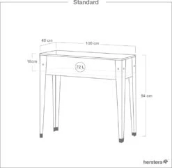 Hochbeet "Urban Garden" , Anthrazit -Pflanzensamen Rabatt herstera hochbeet urban 1285354 de