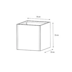 Pflanzkasten Cube 70x70x70, Anthrazit 26 Pflanzkasten Cube 70x70x70, Anthrazit -Pflanzensamen Rabatt herstera pflanzkasten cube 70x70x70 1293070 de