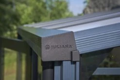 Juliana Gewächshaus Veranda - Anthrazit, 4,4 M² -Pflanzensamen Rabatt juliana gewaechshaus veranda anthrazit 129 m2 1417201 de