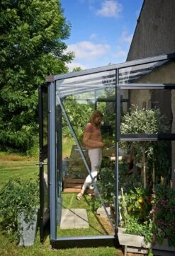 Juliana Gewächshaus Veranda - Anthrazit, 4,4 M² -Pflanzensamen Rabatt juliana gewaechshaus veranda anthrazit 44 m2 1416681 de