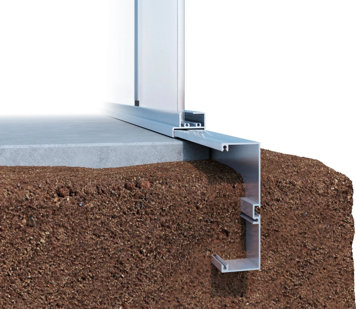 Alu-Fundamentrahmen "Rose", Typ II 3 Alu-Fundamentrahmen "Rose", Typ II