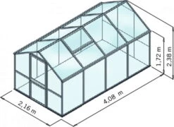 Gewächshaus "Galant" Typ IV -Pflanzensamen Rabatt kgt gewaechshaus galant typ iv 1682333 de