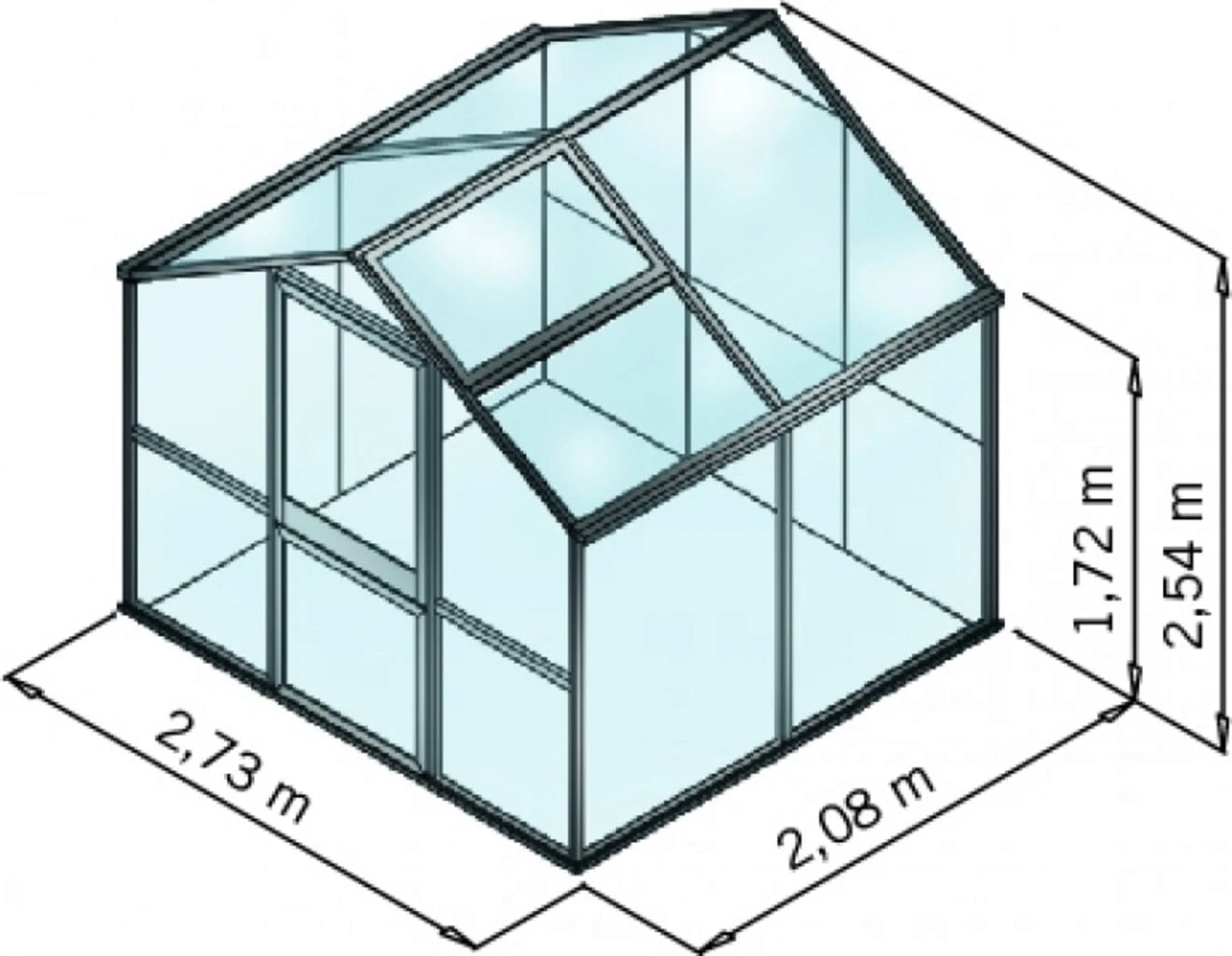 Gewächshaus "Novum" Typ II 4 Gewächshaus "Novum" Typ II – Bild 2