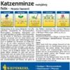 Katzenminze "Felix" -Pflanzensamen Rabatt kiepenkerl katzenminze felix 1 pkt 1204144 de