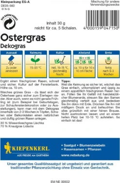 Ostergras 5 Ostergras -Pflanzensamen Rabatt kiepenkerl ostergras 1 pkt 1209688 de