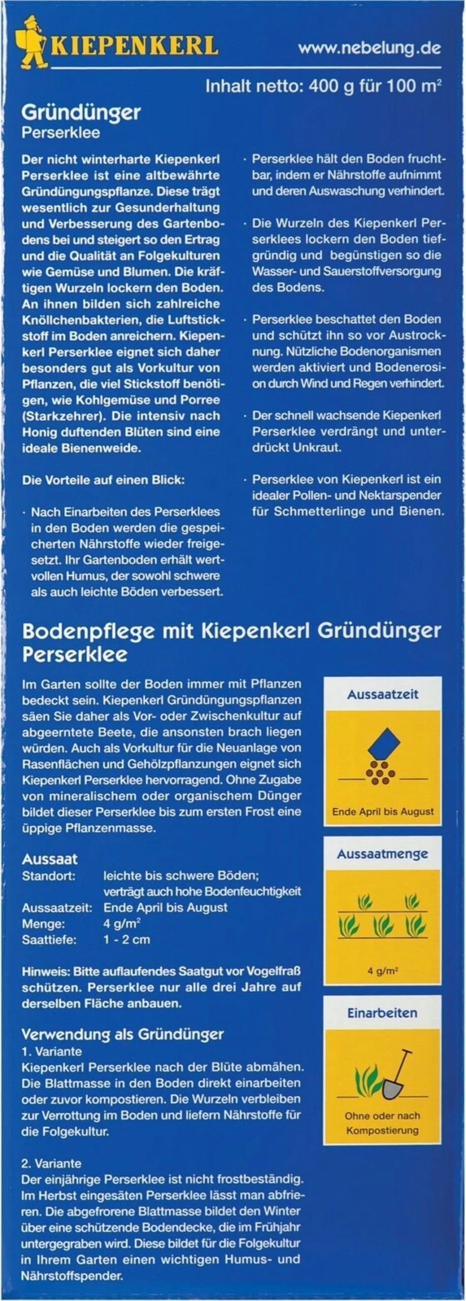 Perserklee, 400 G 3 Perserklee, 400 G