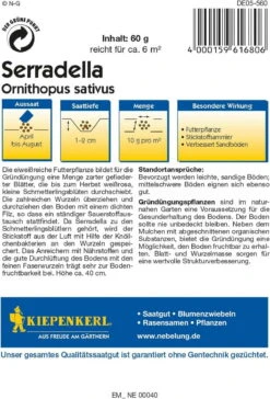 Serradella 5 Serradella -Pflanzensamen Rabatt kiepenkerl serradella 1 pkt 1204164 de
