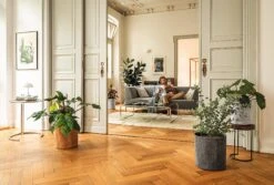 LECHUZA Pflanzgefäß TRENDCOVER "Kork" 32, Dark Natural -Pflanzensamen Rabatt komplett set trendcover kork 32 1161809 de