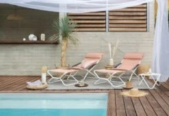 Lafuma BAYANNE Hocker, Kaolin, Ocre (orange) -Pflanzensamen Rabatt lafuma bayanne hocker kaolin ocre orange 914875 de