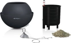 LECHUZA Blumenampel BOLA Color 23, Schiefergrau -Pflanzensamen Rabatt lechuza blumenampel bola color 23 skiffergraa 1677825 de