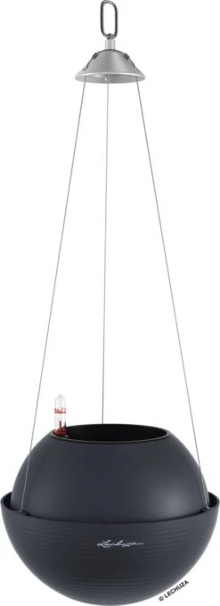 LECHUZA Blumenampel BOLA Color 23, Schiefergrau -Pflanzensamen Rabatt lechuza blumenampel bola color 23 skiffergraa 1677829 de