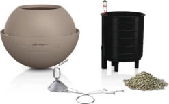 LECHUZA Blumenampel BOLA Color 32, Sandbraun -Pflanzensamen Rabatt lechuza blumenampel bola color 32 sandbrun 1677838 de