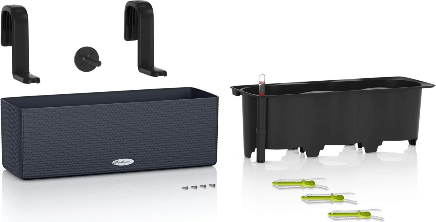 LECHUZA CUBE Color Triple Komplett-Set, Sandbraun 8 LECHUZA CUBE Color Triple Komplett-Set, Sandbraun – Bild 6