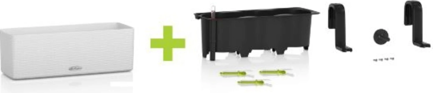 LECHUZA CUBE Color Triple Komplett-Set, Sandbraun 9 LECHUZA CUBE Color Triple Komplett-Set, Sandbraun – Bild 7