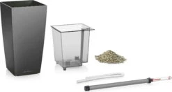 LECHUZA Tischgefäß MAXI CUBI, Weiß Hochglanz 15 LECHUZA Tischgefäß MAXI CUBI, Weiß Hochglanz -Pflanzensamen Rabatt lechuza maxi cubi tischgefaess 1163602 de