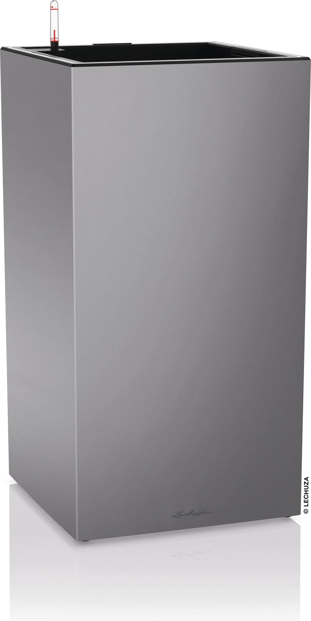 LECHUZA Pflanzgefäß CANTO Premium 40 High, LED, Silber Metallic 6 LECHUZA Pflanzgefäß CANTO Premium 40 High, LED, Silber Metallic – Bild 4