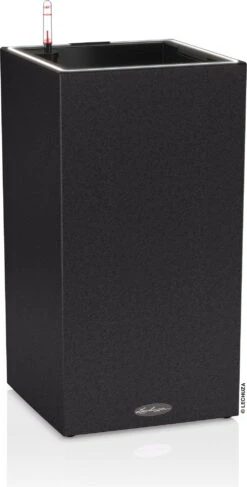 LECHUZA Pflanzgefäß CANTO Stone 30 LED High, Graphitschwarz -Pflanzensamen Rabatt lechuza pflanzgefaess canto stone 30 led high grafitsvart 1681472 de