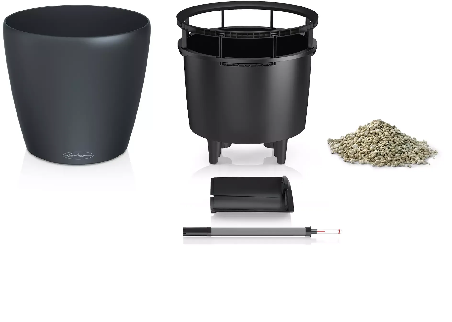 LECHUZA Pflanzgefäß CLASSICO Color LS 35, Sandbraun 6 LECHUZA Pflanzgefäß CLASSICO Color LS 35, Sandbraun – Bild 4