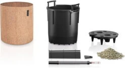 LECHUZA Pflanzgefäß TRENDCOVER "Kork" 23, Light Natural -Pflanzensamen Rabatt lechuza pflanzgefaess trendcover kork 23 1677549 de