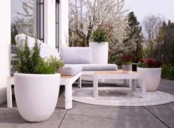 Shining Pot "Curvy" - Leuchte (LED), S 20 Shining Pot "Curvy" - Leuchte (LED), S -Pflanzensamen Rabatt leuchte indoor outdoor shining pots curvy 728465 de