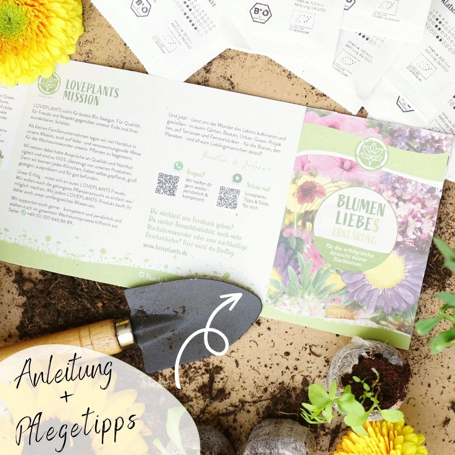 Bio Blumensamen Set 3 Bio Blumensamen Set