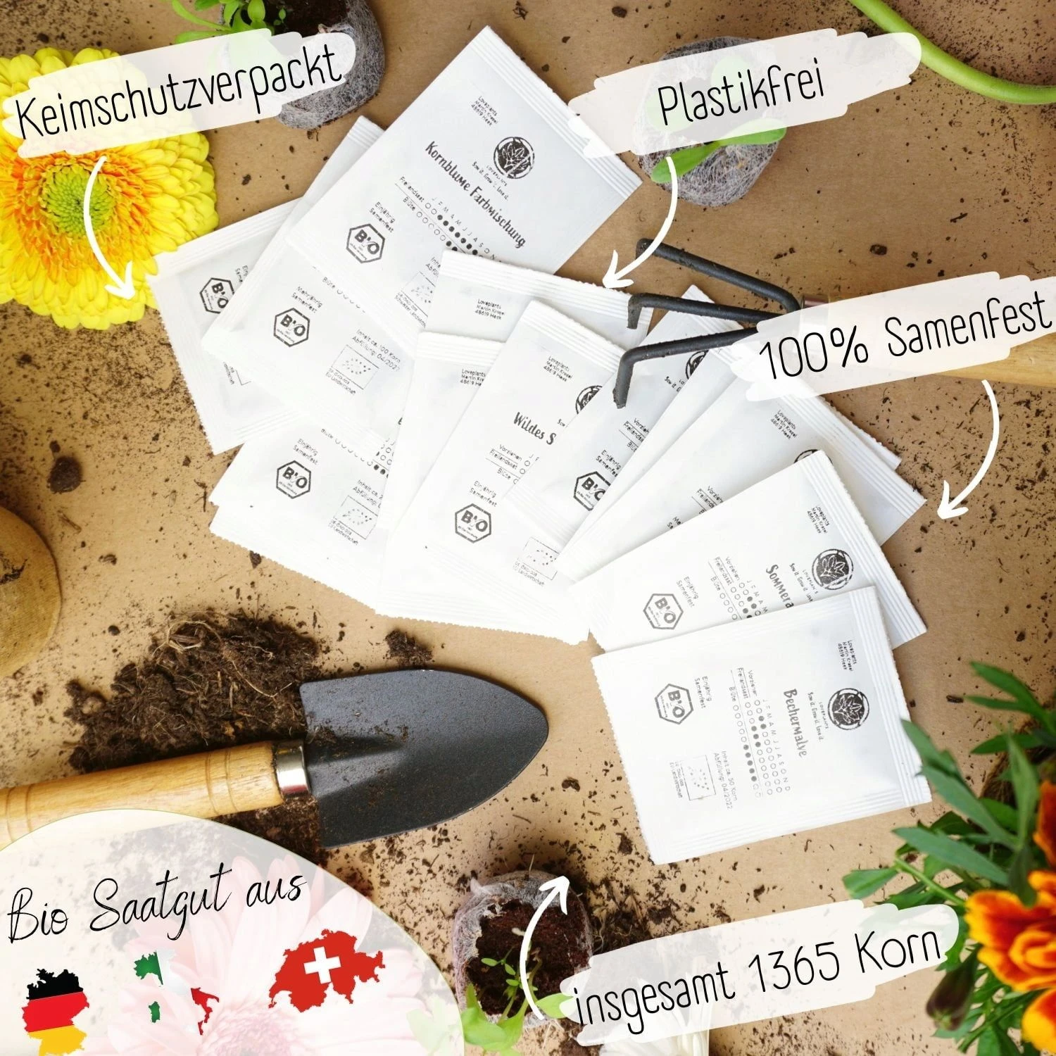 Bio Blumensamen Set 9 Bio Blumensamen Set – Bild 7