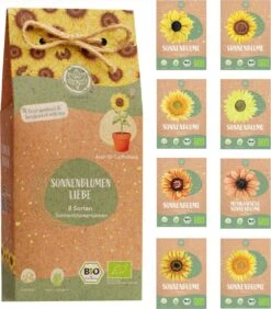 Bio Sonnenblumen Samen Set -Pflanzensamen Rabatt loveplants bio sonnenblumen samen set 1 set 1550312 de