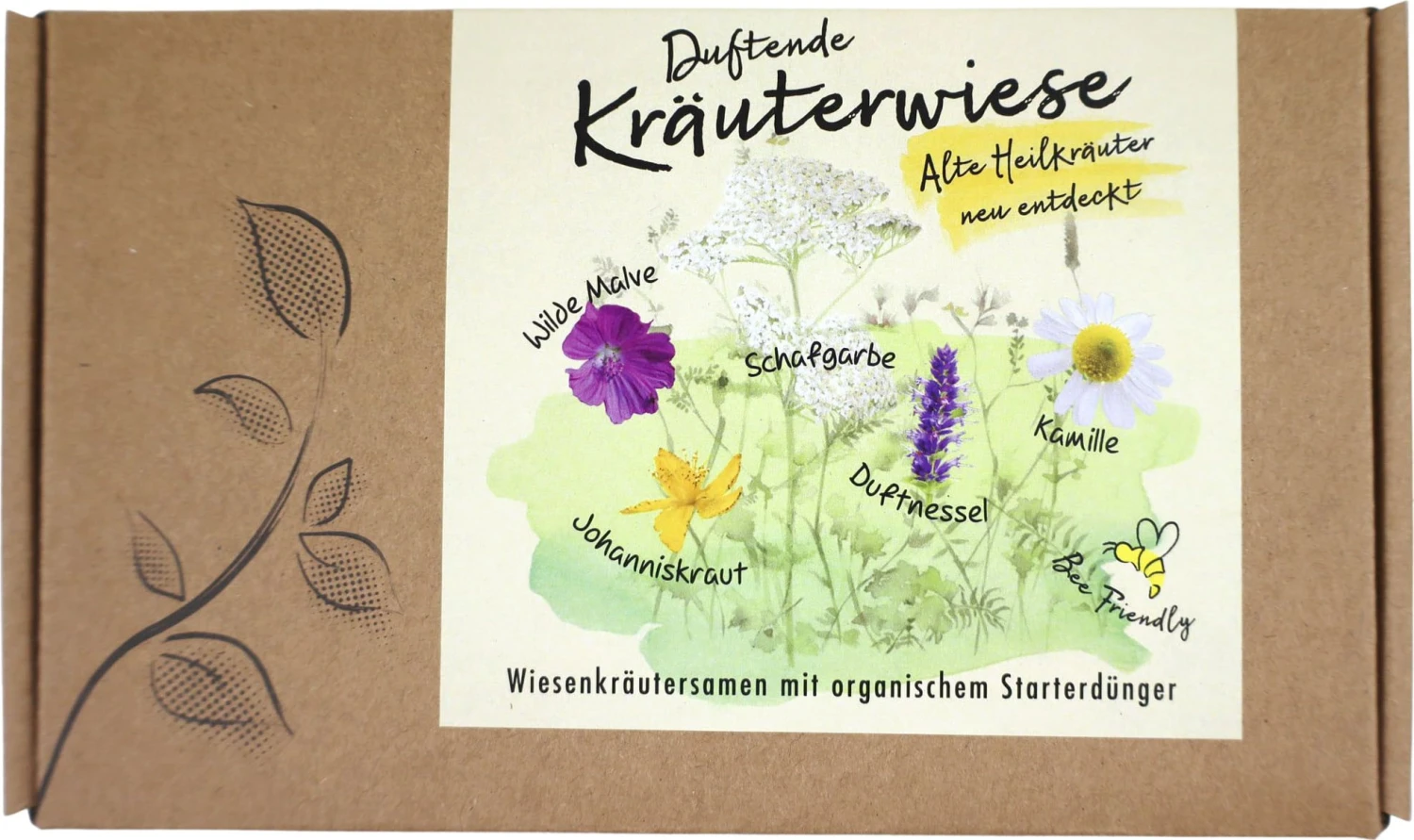 Heilkräuter-Samen-Set "Duftende Kräuterwiese" 3 Heilkräuter-Samen-Set "Duftende Kräuterwiese"