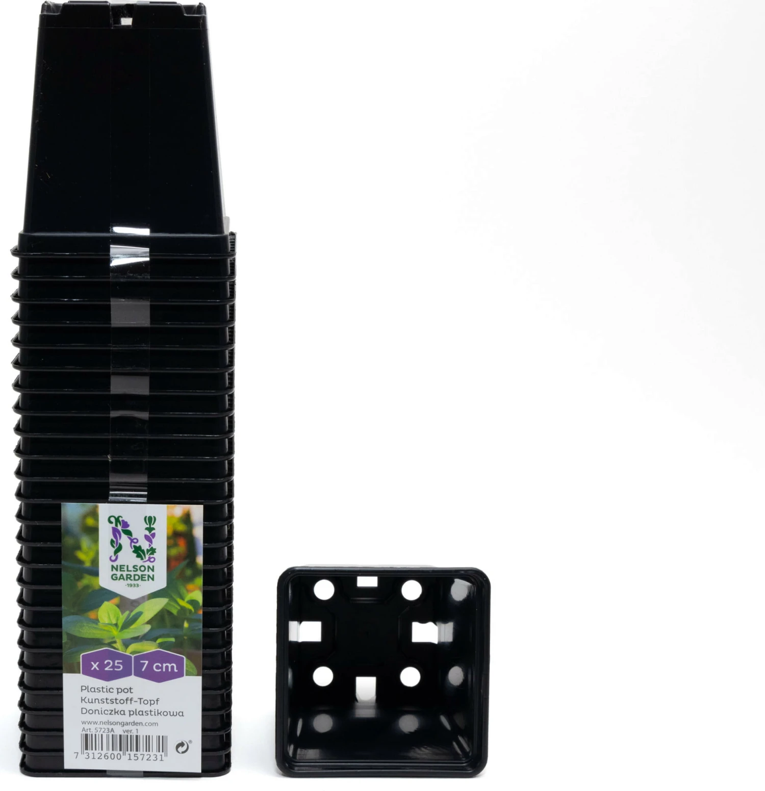 Anzuchttopf Kunststoff 7 Cm, 25 Stück 4 Anzuchttopf Kunststoff 7 Cm, 25 Stück – Bild 2