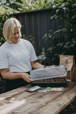 Mini-Gewächshaus "Air" -Pflanzensamen Rabatt nelson garden mini gewaechshaus air 1463712 de