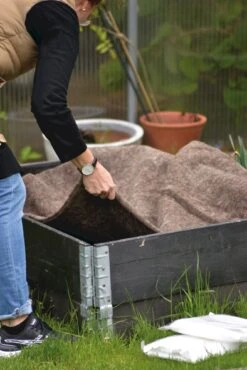 Vlies Aus Wolle, 120x80 Cm -Pflanzensamen Rabatt nelson garden vlies aus wolle 1459680 de