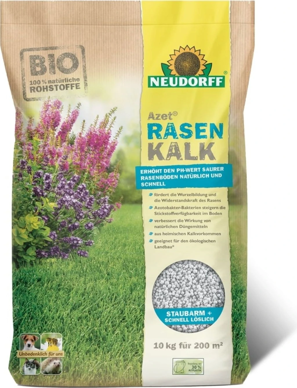 Azet RasenKalk, 10 Kg 5 Azet RasenKalk, 10 Kg – Bild 3