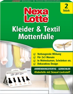 Kleider- & Textil-Mottenfalle, 2 Stück -Pflanzensamen Rabatt nexalotte kleider textil mottenfalle 1225990 de