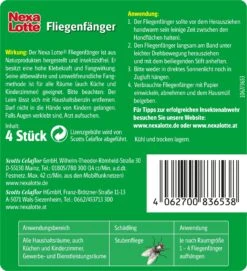 Fliegenfänger, 4 Stück -Pflanzensamen Rabatt nexalotte nexa lotte fliegenfaenger 4 st 873809 de