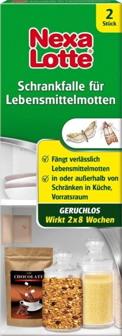 Schrankfalle Für Lebensmittelmotten, 2 Stück 5 Schrankfalle Für Lebensmittelmotten, 2 Stück -Pflanzensamen Rabatt nexalotte schrankfalle fuer lebensmittelmotten 2 kosa 1665291 de