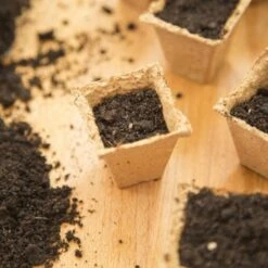 Abbaubare Anzuchttöpfe Eckig, 120 Stück -Pflanzensamen Rabatt own grown abbaubare anzuchttoepfe eckig 120 st 1679322 de