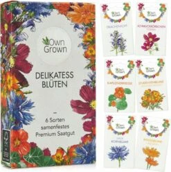 Delikatess-Blüten 6er Saatgut-Set -Pflanzensamen Rabatt own grown delikatess blueten 6er saatgut set 1 set 1679253 de