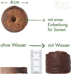 Kokos Quelltabletten, 36 Stück 10 Kokos Quelltabletten, 36 Stück -Pflanzensamen Rabatt own grown kokos quelltabletten 120 kosov 1679292 de