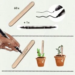 Pflanzstecker 50er Mit Stift 15 Pflanzstecker 50er Mit Stift -Pflanzensamen Rabatt own grown pflanzstecker 60er mit stift 1679612 de