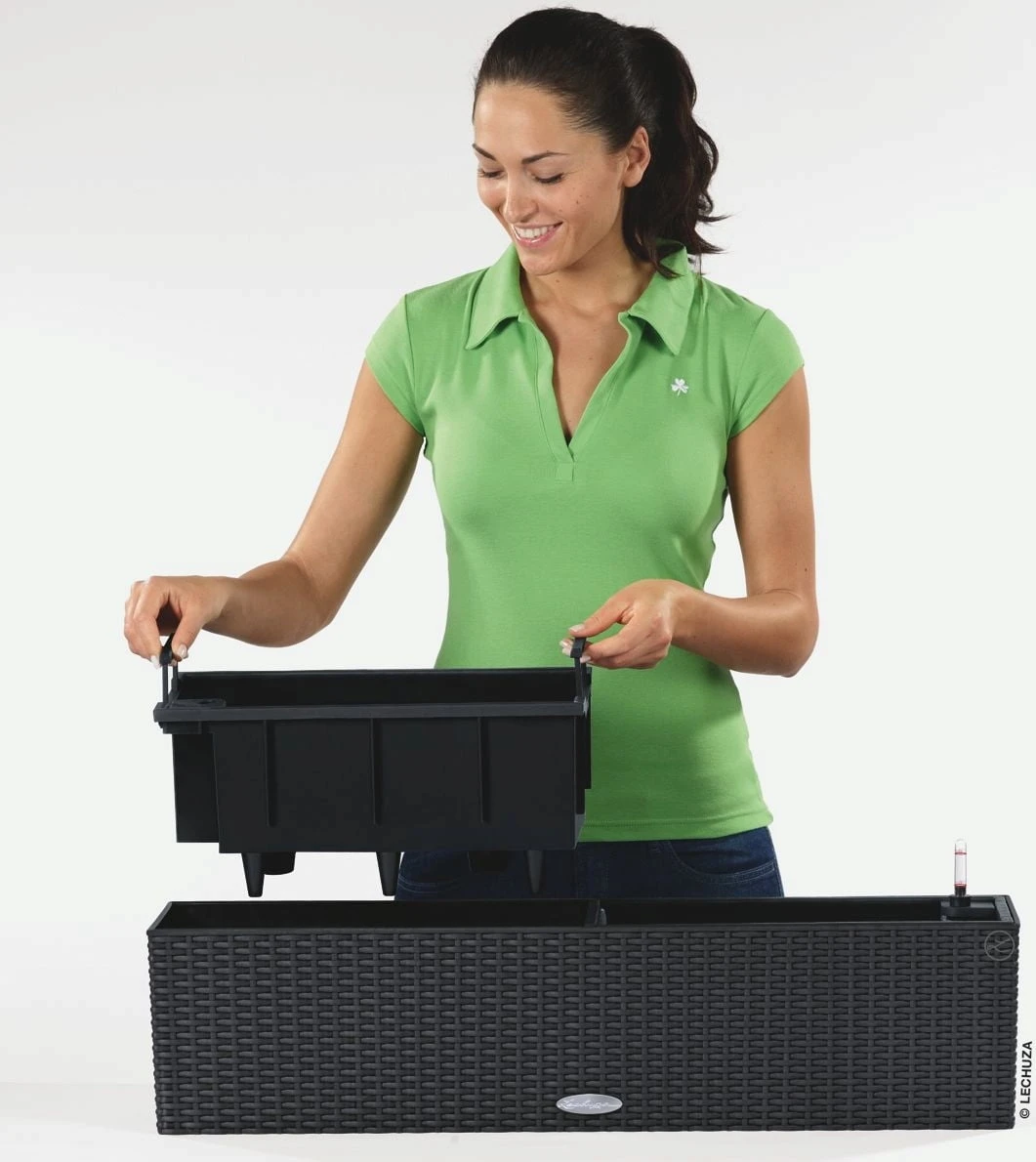 LECHUZA Pflanzgefäß BALCONERA Cottage 80, Weiß 3 LECHUZA Pflanzgefäß BALCONERA Cottage 80, Weiß