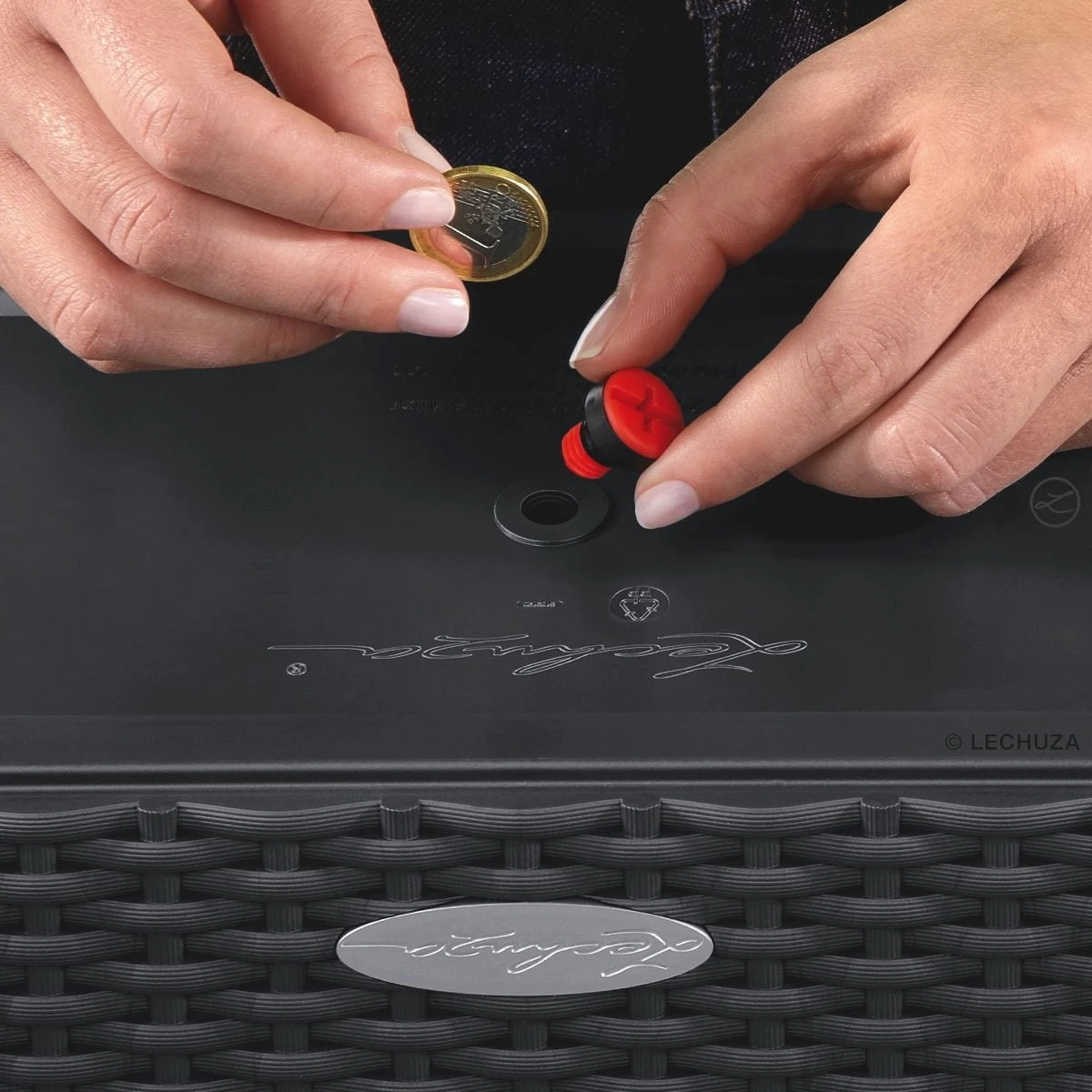 LECHUZA Pflanzgefäß BALCONERA Cottage 80, Weiß 7 LECHUZA Pflanzgefäß BALCONERA Cottage 80, Weiß – Bild 5