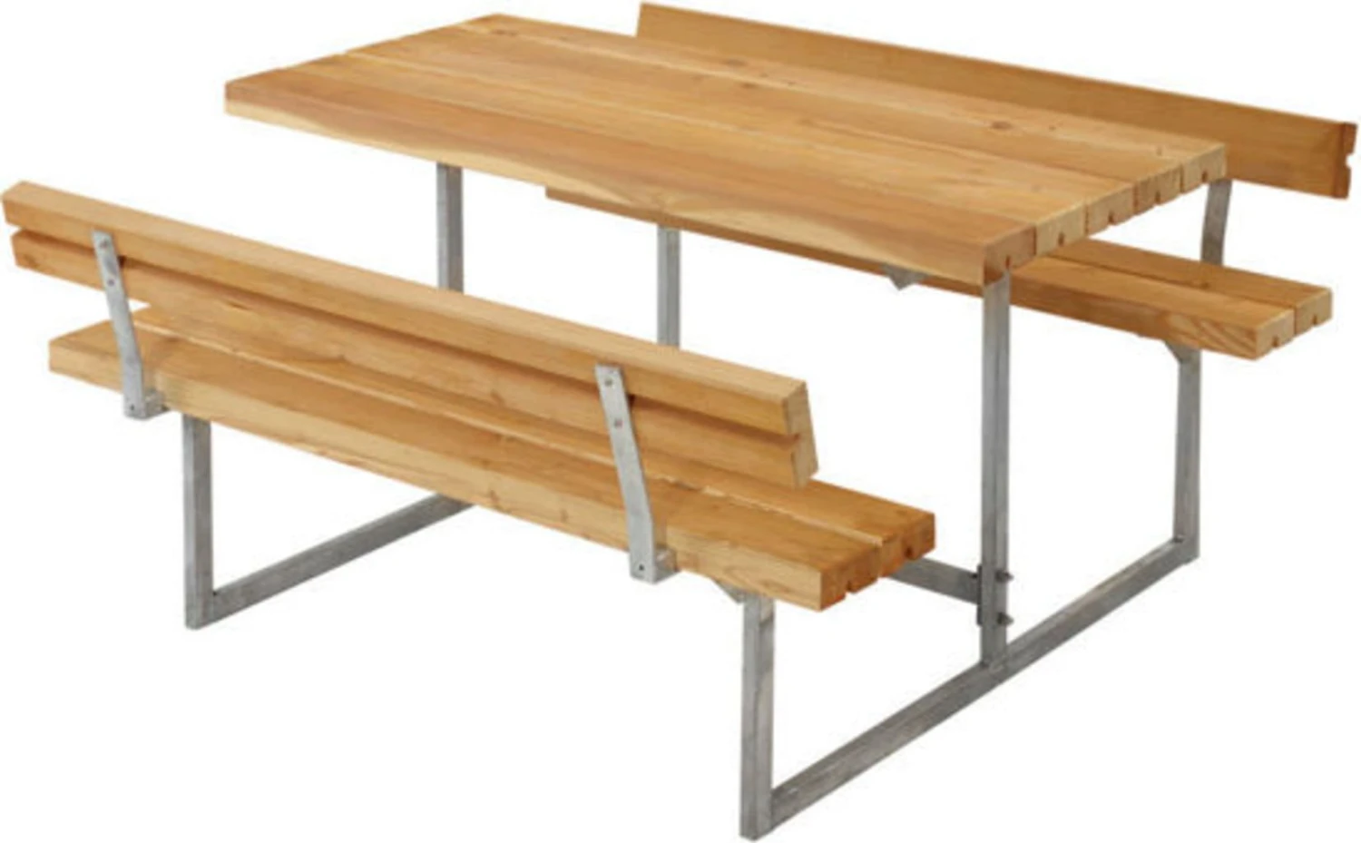 Plus Basic Kinder Kombimöbel + 2 Lehnen, Lärche Geölt 3 Plus Basic Kinder Kombimöbel + 2 Lehnen, Lärche Geölt