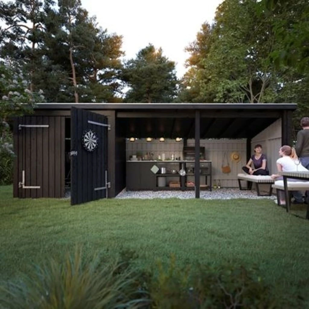 Plus Nordic Multi Gartenhaus 3 Module Mit Doppeltür Inkl. Zubehör 3 Plus Nordic Multi Gartenhaus 3 Module Mit Doppeltür Inkl. Zubehör