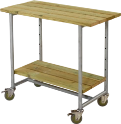 Plus Urban Picnic Pflanz-/Grilltisch Mit 1 Regal, Kiefer