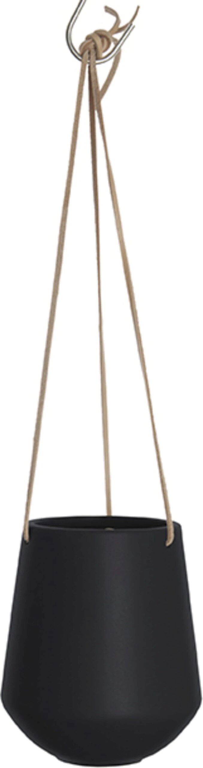 PRESENT TIME Hängetopf "Skittle" Medium, Matt Schwarz 6 PRESENT TIME Hängetopf "Skittle" Medium, Matt Schwarz – Bild 4